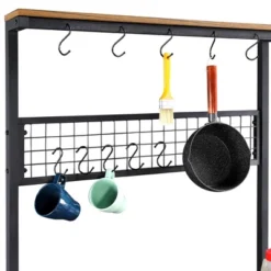 Yaheetech Kitchen Bakers Rack With 4 Storage Shelves -Restaurant Furniture Store GUEST 4255ef3d 3f7b 4f45 b45c c247e3ed908b