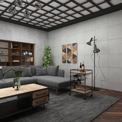 Metal And Wood 2 Tiered Wine Rack Chart Gray - Olivia & May 19 Metal And Wood 2 Tiered Wine Rack Chart Gray - Olivia & May - Image 17