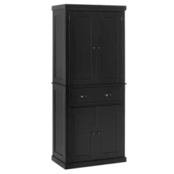 HOMCOM 72" Traditional Freestanding Kitchen Pantry Cupboard With 2 Cabinet, Drawer And Adjustable Shelves -Restaurant Furniture Store GUEST 431a3c91 e5ad 44b1 9a8e 5cbb73c54955