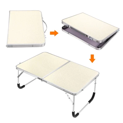 Unique Bargains Bed Sofa Foldable Laptop Table Portable Picnic Bed Tray Reading Working Desks 24 X 16.1 X 10.6-inch 1Pc 4 Unique Bargains Bed Sofa Foldable Laptop Table Portable Picnic Bed Tray Reading Working Desks 24 X 16.1 X 10.6-inch 1Pc - Image 2