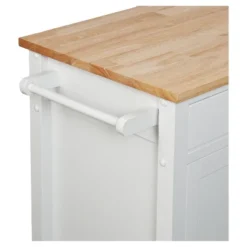 Martinsen Kitchen Cart - White - Aiden Lane -Restaurant Furniture Store GUEST 451e503d 0374 4b31 a69b 91ca50113ef6
