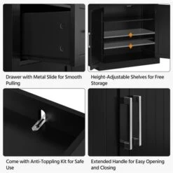 Yaheetech 72.5" H Kitchen Pantry Cabinet With Adjustable Shelves For Kitchen, Dining Room -Restaurant Furniture Store GUEST 45a1ebf4 b2d8 42cd ba61 3db8b42c0353