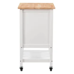 Sage Wood Kitchen Cart White - CorLiving -Restaurant Furniture Store GUEST 474dafbf 8364 422f a535 c3772ed835b8
