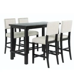 5-Piece Counter Height Dining Set Espresso-ModernLuxe -Restaurant Furniture Store GUEST 475ffd83 e576 41c8 a6ba bf2bf4c1ddbd