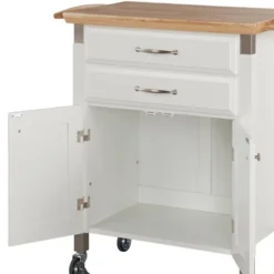 Small Dolly Madison Kitchen Cart With Natural Top Off White - Homestyles 10 Small Dolly Madison Kitchen Cart With Natural Top Off White - Homestyles -Restaurant Furniture Store GUEST 4a5f1020 e300 4021 9c4d 20ed39fcfdae