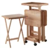 6pc Snack Table Set - Natural - Winsome -Restaurant Furniture Store GUEST 4b7129a5 4c48 448a 9aef 8093b6eebc8b