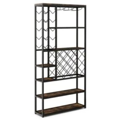 Costway Industrial Wine Rack Multi-purpose Freestanding Bakers Rack With Glass Holder 19 Costway Industrial Wine Rack Multi-purpose Freestanding Bakers Rack With Glass Holder -Restaurant Furniture Store GUEST 4b7a7383 e540 4e0f 90bf 4fe41b51ffdb