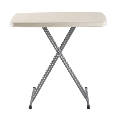 20"x30" Height Adjustable Personal Folding Card Table Speckled Gray - Hampden Furnishings 6 20"x30" Height Adjustable Personal Folding Card Table Speckled Gray - Hampden Furnishings - Image 4