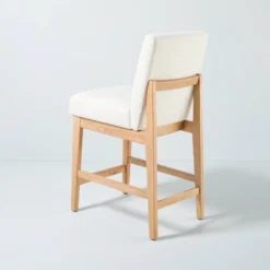 Upholstered Natural Wood Slipper Counter Stool - Hearth & Hand™ With Magnolia -Restaurant Furniture Store GUEST 4dab8a7c 6c9c 42eb 8e4c 5f446356ca45