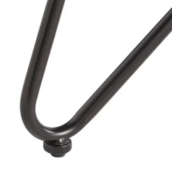 42" Leonard Round Dining Table With Black Iron Legs Walnut Finish - Inspire Q -Restaurant Furniture Store GUEST 51bab755 3f43 449f 8b57 ad03bd3ee978