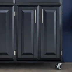 Dolly Madison Kitchen Island Cart Wood/Black/Natural - Home Styles -Restaurant Furniture Store GUEST 523aada4 3598 4f16 a44f 97a8cb9b9434