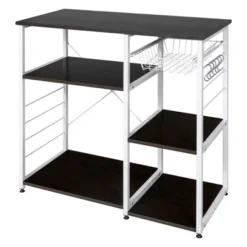 Costway Industrial Kitchen Baker's Rack Microwave Stand Utility Home Shelf W/ 6 Hooks 22 Costway Industrial Kitchen Baker's Rack Microwave Stand Utility Home Shelf W/ 6 Hooks -Restaurant Furniture Store GUEST 536d59d8 98ef 42bd b1c0 3457fb5844f6