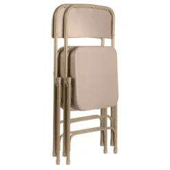Set Of 2 Premium Vinyl Padded Folding Chairs - Hampden Furnishings