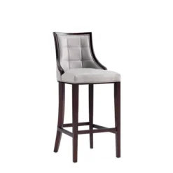 Fifth Avenue Upholstered Beech Wood Faux Leather Barstool - Manhattan Comfort -Restaurant Furniture Store GUEST 54c60467 7f81 4346 a289 5f83ea2a538f