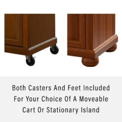 Alexandria Granite Top Portable Kitchen Island/Cart Cherry/Gray - Crosley 12 Alexandria Granite Top Portable Kitchen Island/Cart Cherry/Gray - Crosley -Restaurant Furniture Store GUEST 550df8a4 d9e8 4c56 9d0b 04ea348ae90f