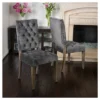 Set Of 2 Saltillo New Velvet Dining Chair Charcoal - Christopher Knight Home 2 Set Of 2 Saltillo New Velvet Dining Chair Charcoal - Christopher Knight Home -Restaurant Furniture Store GUEST 5519e8b2 f795 4e9a 97ec 7b912e72df6e