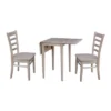 Jemma Small Dual Drop Leaf Dining Set And 2 Chairs Taupe - International Concepts -Restaurant Furniture Store GUEST 5535a648 a73e 4362 9044 0cde9168b97c