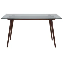 Merrick Lane 31.5" X 55" Rectangular Solid Wood Table With Glass Top 23 Merrick Lane 31.5" X 55" Rectangular Solid Wood Table With Glass Top -Restaurant Furniture Store GUEST 555692e7 62a8 430d 84ef 2a07e9fe0842