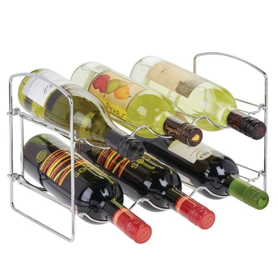 MDesign Collapsible Metal Water Bottle, Wine Rack Holder 8 MDesign Collapsible Metal Water Bottle, Wine Rack Holder - Image 6