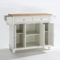 Cambridge Natural Wood Top Kitchen Island White - Crosley 18 Cambridge Natural Wood Top Kitchen Island White - Crosley -Restaurant Furniture Store GUEST 56fe3bc4 8bf4 4d9a b591 14169ed7a320