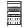 Silvi 30 Bottles Wine Rack Wood/Toasted Walnut - Winsome 2 Silvi 30 Bottles Wine Rack Wood/Toasted Walnut - Winsome -Restaurant Furniture Store GUEST 5718c299 074c 4ca7 9833 ddb14029a488