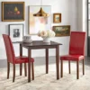 3pc Newark Parson Dining Set Walnut/Red - Buylateral -Restaurant Furniture Store GUEST 57f8d5a1 8adc 455a 8002 f52c47d5c77e