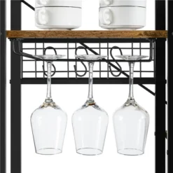 Yaheetech 71"H Large Baker's Rack With Hutch And Wine Rack -Restaurant Furniture Store GUEST 57f9bbfc 400f 4d0c a73c f48f8a469e87