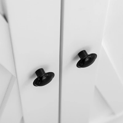 HOMCOM 70.75" Farmhouse Tall Kitchen Pantry Storage Cabinet, Freestanding Cabinets With Doors And Shelves, Kitchen Shelf Storage With 4 Tiers, White 6 HOMCOM 70.75" Farmhouse Tall Kitchen Pantry Storage Cabinet, Freestanding Cabinets With Doors And Shelves, Kitchen Shelf Storage With 4 Tiers, White - Image 4