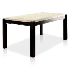 7pc Lanbert Marble Table Top Dining Table Set Dark Walnut - HOMES: Inside + Out -Restaurant Furniture Store GUEST 5c46e798 e2cb 4c6f 9fa8 63ca08b017d6