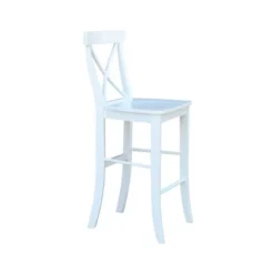 30" X-Back Counter Height Barstool White - International Concepts -Restaurant Furniture Store GUEST 5cab3f6c 2589 4d9e ac25 94a7f0061e9a