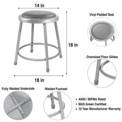2pk Heavy Duty Vinyl Padded Steel Barstool Gray - Hampden Furnishings -Restaurant Furniture Store GUEST 5cfc536f aaf5 4295 a63e eb9c72e2410b