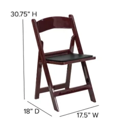 Emma And Oliver 2 Pack Wedding Party Event Resin Folding Chair With Vinyl Padded Seat 18 Emma And Oliver 2 Pack Wedding Party Event Resin Folding Chair With Vinyl Padded Seat -Restaurant Furniture Store GUEST 5d42894c 6a67 4315 b5f3 b4335e248713