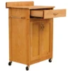 Wood Kitchen Cart In Natural Birch In Brown - Catskill Craftsmen -Restaurant Furniture Store GUEST 5d82e610 c9d8 477e 918f 462a0e3e715a