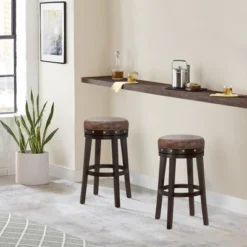 Benard Backless Barstool Deep Smoke Brown - Hillsdale Furniture -Restaurant Furniture Store GUEST 5ed6f051 ab73 4543 9d2d 117de1519bef
