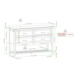 Transitional 4 Drawer Buffet - Saracina Home -Restaurant Furniture Store GUEST 5ee0d477 5aaf 4e25 a822 e4dc8232835b