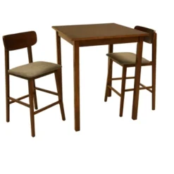 Zenvida Mid Century Counter Height Dining Table Set, Square Solid Wood Table And Chairs -Restaurant Furniture Store GUEST 5f0fb475 7feb 4e2d 9a78 7a64287b1ffd