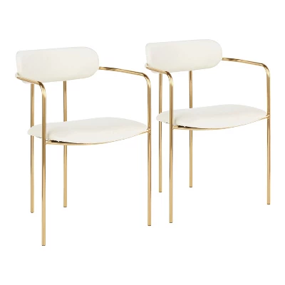 Set Of 2 Demi Contemporary Chair - LumiSource 13 Set Of 2 Demi Contemporary Chair - LumiSource - Image 11