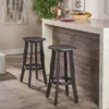 Set Of 2 Ruthie Acacia Barstools Dark Gray - Christopher Knight Home -Restaurant Furniture Store GUEST 610c5329 ee24 42e5 bb15 e9427e918ff5