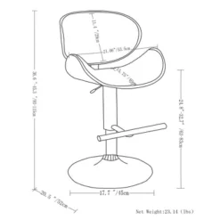 Avondale Bentwood Adjustable Height Gas Lift Barstool - WyndenHall -Restaurant Furniture Store GUEST 61243e11 cba7 4de5 a5a4 0737639265e4