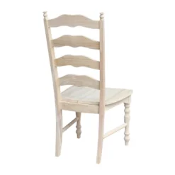 Set Of 2 Maine Ladderback Chair Unfinished - International Concepts -Restaurant Furniture Store GUEST 6141739f 1984 488b 99af d0059ce90e64