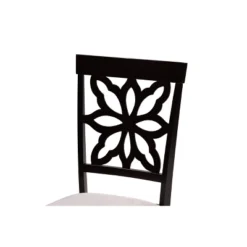 7pc Dallas Fabric Upholstered And Wood Dining Set - Baxton Studio -Restaurant Furniture Store GUEST 617f1622 daec 41ef 992f fc49d6954ab5