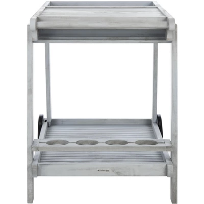 Orland Tea Trolley - Grey - Safavieh 6 Orland Tea Trolley - Grey - Safavieh - Image 4
