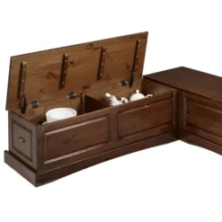 Colby Backless Nook Dining Sets Brown - Linon -Restaurant Furniture Store GUEST 654f77de 2c89 4edf ae57 796353dd398c