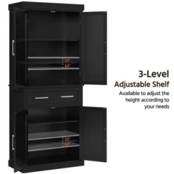 Yaheetech 72.5" H Kitchen Pantry Cabinet With Adjustable Shelves For Kitchen, Dining Room -Restaurant Furniture Store GUEST 66947615 2589 45d4 8370 297426283f81