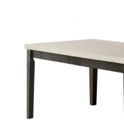 Nolan Dining Table White Marble/Salvage Dark Oak - Acme Furniture -Restaurant Furniture Store GUEST 66d23e60 cd71 4a1f b5bd 2954c7c899bf