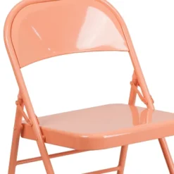 Flash Furniture 4 Pack HERCULES COLORBURST Series Triple Braced & Double Hinged Metal Folding Chair -Restaurant Furniture Store GUEST 67a1babb 2b2a 43f9 9bb4 99eb6a172cac