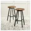 Set Of 2 Albia Swivel 31.5" Barstool - Natural/Black - Christopher Knight Home -Restaurant Furniture Store GUEST 6826b6bd a71e 4d6c ad94 9e343378c64c