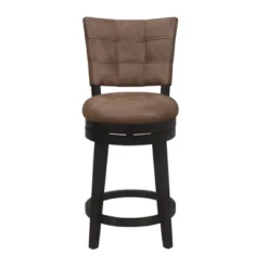 26" Kaede Wood And Upholstered Swivel Counter Height Barstool Black/Chestnut - Hillsdale Furniture 12 26" Kaede Wood And Upholstered Swivel Counter Height Barstool Black/Chestnut - Hillsdale Furniture -Restaurant Furniture Store GUEST 69c5c0c0 31ab 43c3 87f4 1e97dfde5203