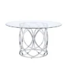 Marcy Round Dining Table Chrome - Picket House Furnishings -Restaurant Furniture Store GUEST 6af0c97c 00b3 45d5 8ca0 a0cea0ebde43