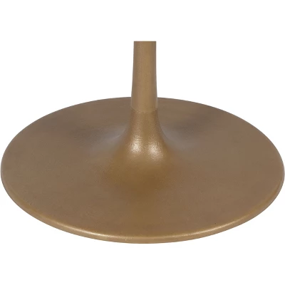 47.2" Lynnette Round Marble Dining Table Black - ZM Home 5 47.2" Lynnette Round Marble Dining Table Black - ZM Home - Image 3